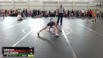 76 lbs Round 4 (6 Team) - Austin Alex, South Hills vs Grady Peterson, NOVA Wrestling Club