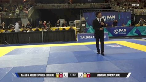 Stephanie Souza Penido vs Natasha Nicole Espinosa Delgado 2025 Pan Jiu Jitsu IBJJF Championship