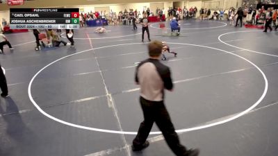 10U - 49 lbs 3rd Place Match - Cael Opsahl, Forest Lake Wrestling Club vs Joshua Aschenbrener, Rosemount Irish Wrestling