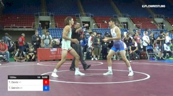 138 lbs Cons 64 #2 - Triston Davis, Montana vs Tristan Garcin, Oregon