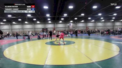 115 lbs Rr Rnd 4 - Allison Patten, USAW Maine - GHSE vs Timmery Condit, LTD - GHSE