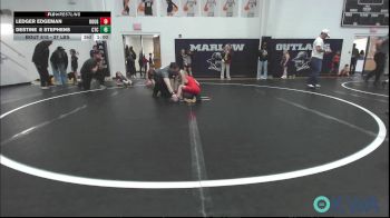 49 lbs Consolation - Ryder Hamlett, HBT Grapplers vs Amelia Ganote, Cotton County Wrestling Club