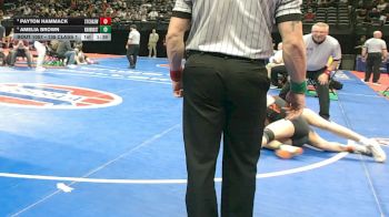 135 Class 1 lbs Champ. Round 1 - Payton Hammack, St. Charles West vs Amelia Brown, Knob Noster