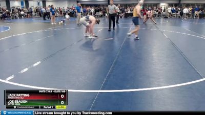 Elite 165 lbs Champ. Round 2 - Joe Ebaugh, Upper Iowa vs Jack Patting, Augustana (IL)