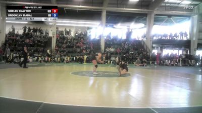 124 lbs Cons. Round 1 - Brooklyn Madal, Mount Union vs Shelby Clayton, Georgetown