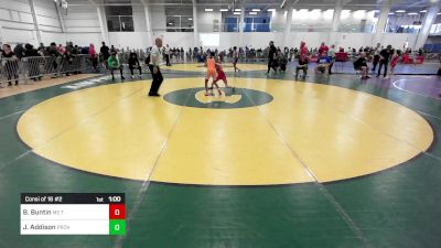 81 lbs Consi Of 16 #2 - Brock Buntin, ME Trappers WC vs Ju Ju Addison, Providence BTS