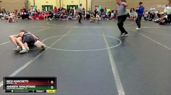 120 lbs Round 3 (6 Team) - Nico Marchetti, M2TCNJ vs Andrew Amalfitano, Henlopen Hammers