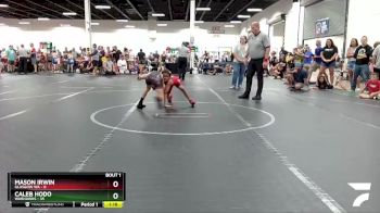 80 lbs Round 1 (8 Team) - Caleb Hodo, Warhawks vs Mason Irwin, Glasgow WA