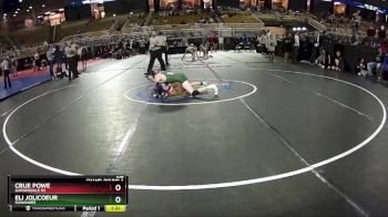 106 lbs Champ. Round 3 - Eli Jolicoeur, Suwannee vs Crue Powe, Gardendale Hs