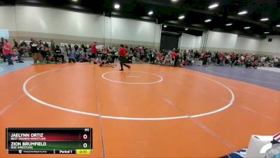 62-63 lbs Round 3 - Zion Brumfield, Rise Wrestling vs Jaelynn Ortiz, Best Trained Wrestling