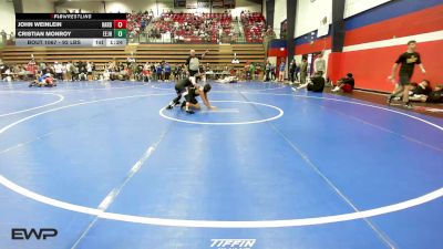 92 lbs Rr Rnd 4 - John Weinlein, Harding Academy TN vs Cristian Monroy, Edison Eagles Jr. High