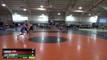 135 lbs Cons. Round 4 - Addison Lyon, MARYSVILLE vs Lucy Scheibeck, OLENTANGY ORANGE