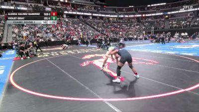 G135-5A Champ. Round 1 - Aleida Valdez Ramirez, Thornton Girls vs Violet Gray, Central-GJ Girls