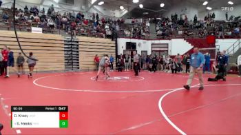 90-99 lbs Consolation Bracket - Gracie Meeks, Franklin Central vs Destiny Kraay, Jasper