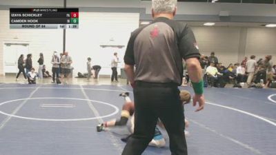 120 lbs Round Of 64 - Izaya Schickley, PA vs Camden Hook, IN