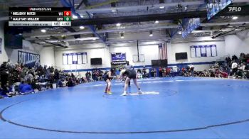 Girls 126 lbs 3rd Place Match - Aaliyah Miller, Daphne vs Meleny Mitzi, Vancleave High School