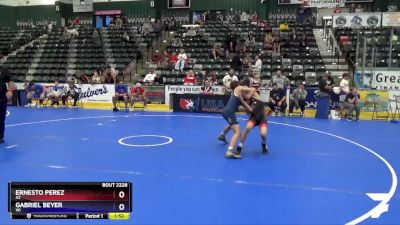 102 lbs Cons. Round 2 - Ernesto Perez, AZ vs Gabriel Beyer, WI