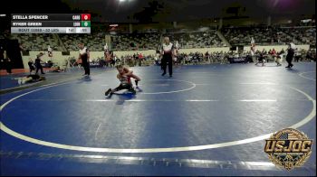 52 lbs Consi Of 4 - Stella Spencer, Cardinal Wrestling Club vs Ryker Green, Lions Wrestling Academy