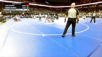 165 Class 4 lbs Semifinal - Merrik Murray, Staley vs Luke Hayden, Hickman