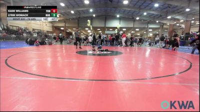 75 lbs Quarterfinal - Kade Williams, Prime Wrestling vs Lyrik Womack, Marlow Outlaws