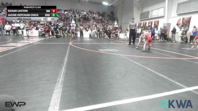 49 lbs 3rd Place - Eagan Luxton, Raw Wrestling Club vs Jackie Ketchum-Chick, Keystone Kids Wrestling Club