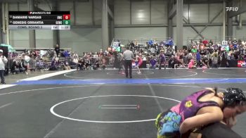 105 lbs Cons. Round 2 - Damaris Vargas, Bobcat Wrestling Club vs Genesis Orrantia, Garden City Wrestling Club