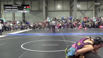 105 lbs Cons. Round 2 - Damaris Vargas, Bobcat Wrestling Club vs Genesis Orrantia, Garden City Wrestling Club