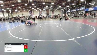 165 lbs Round Of 16 - Thomas Grimm, OH vs Charlie Hanna, SC