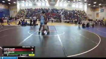145 lbs Champ. Round 3 - Luis Bellon, Somerset vs Justin Alari, Nova High School