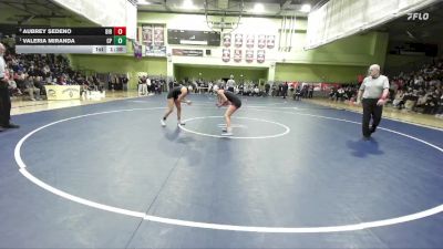 105 lbs 1st Place Match - Valeria Miranda, CANOGA PARK vs Aubrey Sedeno, BIRMINGHAM