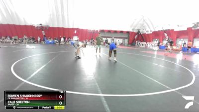 190 lbs Round 2 (16 Team) - Rowen Shaughnessy, CR Washington vs Cale Shelton, Xavier