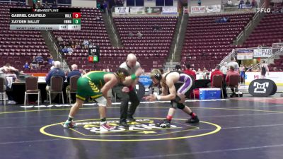172 lbs Consi 1 - Gabriel Caufield, Wallenpaupack vs Xayden Sallit, Emmaus