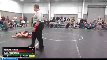 92 lbs Round 4 (6 Team) - Paul Fitzpatrick, Diamond Fish vs Emmons Tewalt, Virginia Patriots