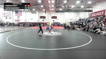 120 lbs Quarterfinal - Jameson Grant, Bacon Academy vs Carter Murawski, Putnam