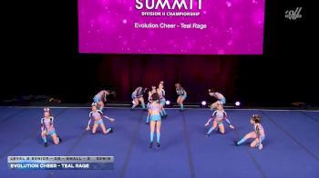 Evolution Cheer - Teal Rage [2026 L2 Senior - D2 - Small - B Semis] 2026 The D2 Summit