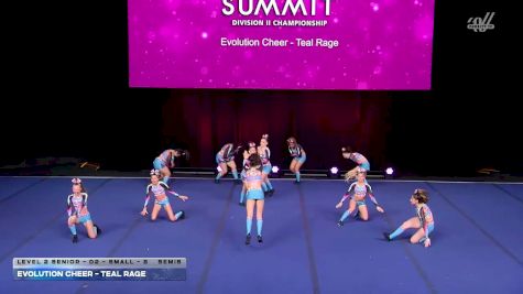 Evolution Cheer - Teal Rage [2026 L2 Senior - D2 - Small - B Semis] 2026 The D2 Summit