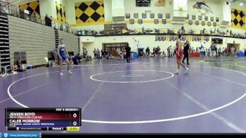 106 lbs Quarterfinal - Jensen Boyd, Delta Wrestling Club Inc. vs Caleb Morrow, Lutheran Junior Saints Wrestling Club