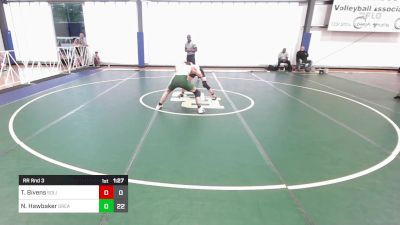 138 lbs Rr Rnd 3 - Trenton Bivens, Solid Tech Wrestling Club vs Nick Hawbaker, Great Bridge