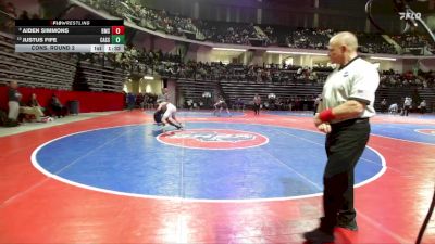 126-4A Cons. Round 2 - Justus Fife, Cass vs Aiden Simmons, Benedictine Military School
