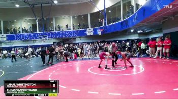 125 lbs Champ. Round 1 - Lucas Vannostrand, Apprentice School vs Jamal Whittington, Huntingdon College