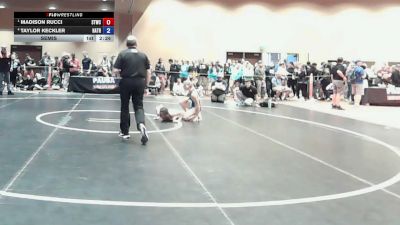105 lbs Semis - Madison Rucci, Shore Thing Wrestling Club vs Taylor Keckler, Haines Trained