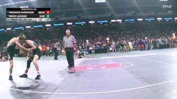 D1-120 lbs Quarterfinal - Brice LaFleur, Saline vs Bronson Shinkonis, Brighton