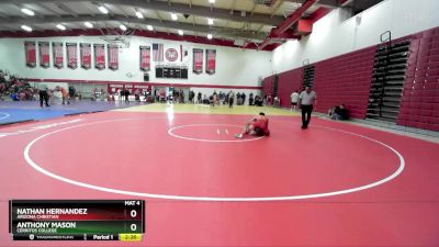 125 lbs Cons. Round 4 - Nathan Hernandez, Arizona Christian vs Anthony Mason, Cerritos College