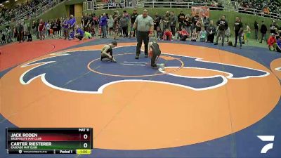 78 lbs Cons. Round 2 - Carter Riesterer, Cascade Mat Club vs Jack Roden, Salem Elite Mat Club