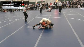 157 lbs Semis & 1st Wrestleback (8 Team) - Hunter Hospodka, Millard South vs J`Shawn Sterling, Omaha Bryan