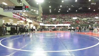 74 lbs Cons. Round 2 - Jared Petersen, Mountain Man Wrestling vs Tabor Rivers, Bearcats Wrestling Club Helena