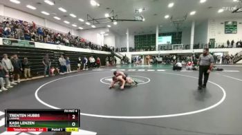 157 lbs Champ. Round 2 - Trenten Hubbs, Laramie vs Kash Lenzen, Douglas