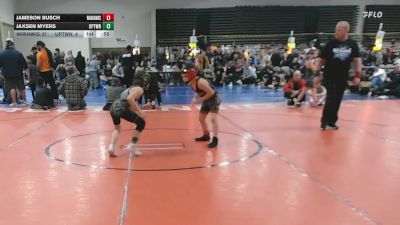 68 lbs Rr Rnd 5 - Jameson Busch, Warhawks Wrestling Inc. - K3 vs Jaxsen Myers, Upper Township - K3