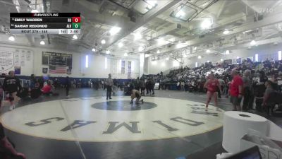 145 lbs Champ. Round 2 - Sariah Redondo, Alhambra/Alhambra vs Emily Warren, Redondo Union