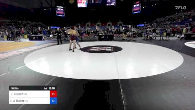 165 lbs Cons 16 #1 - Lindson Turner, MN vs Jackson Butler, PA